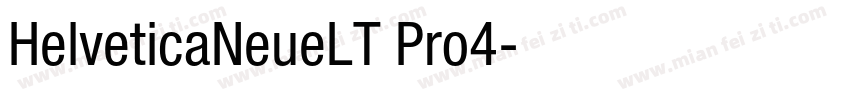 HelveticaNeueLT Pro4字体转换
